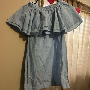 Off the shoulder ruffle dress